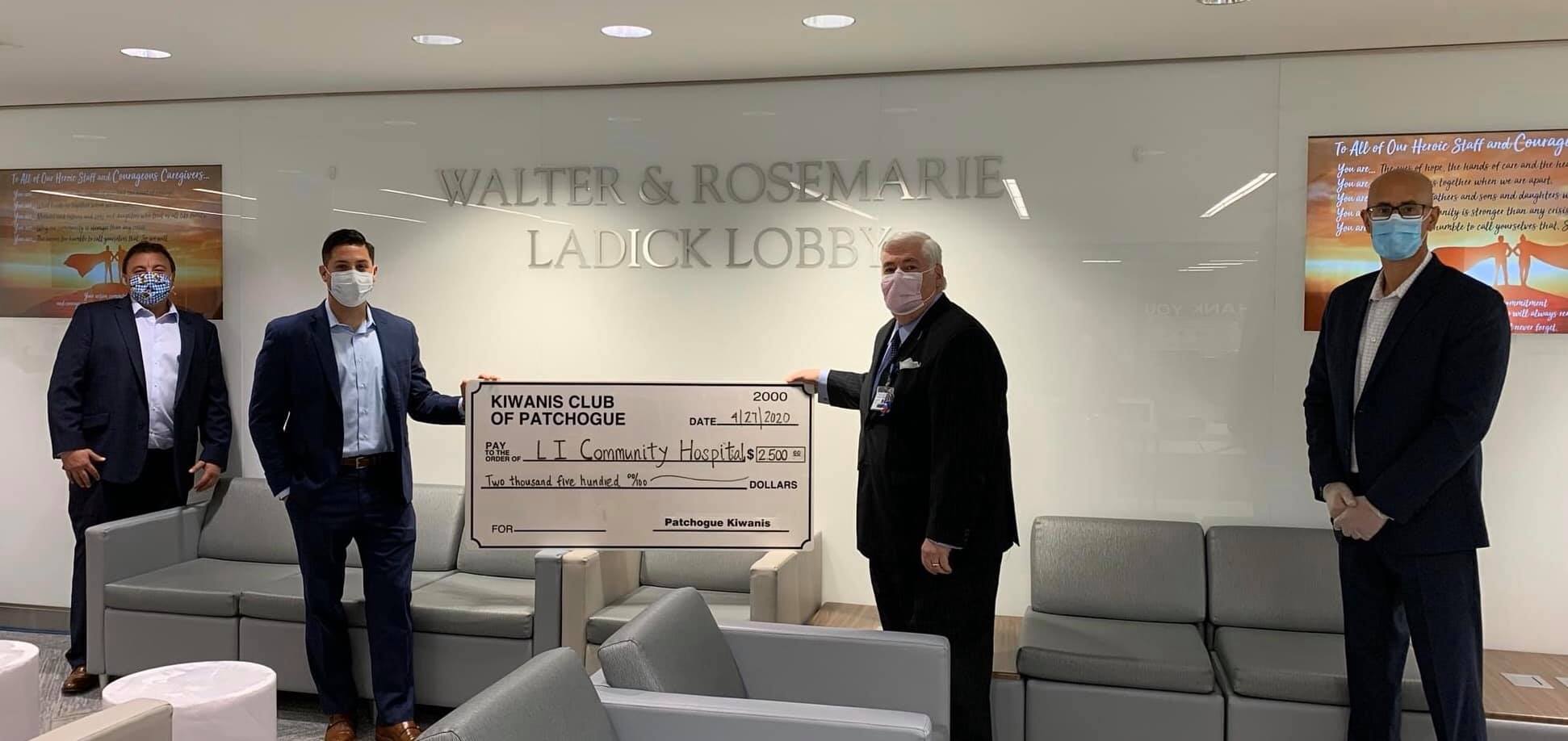 L I Community Hospital Donation